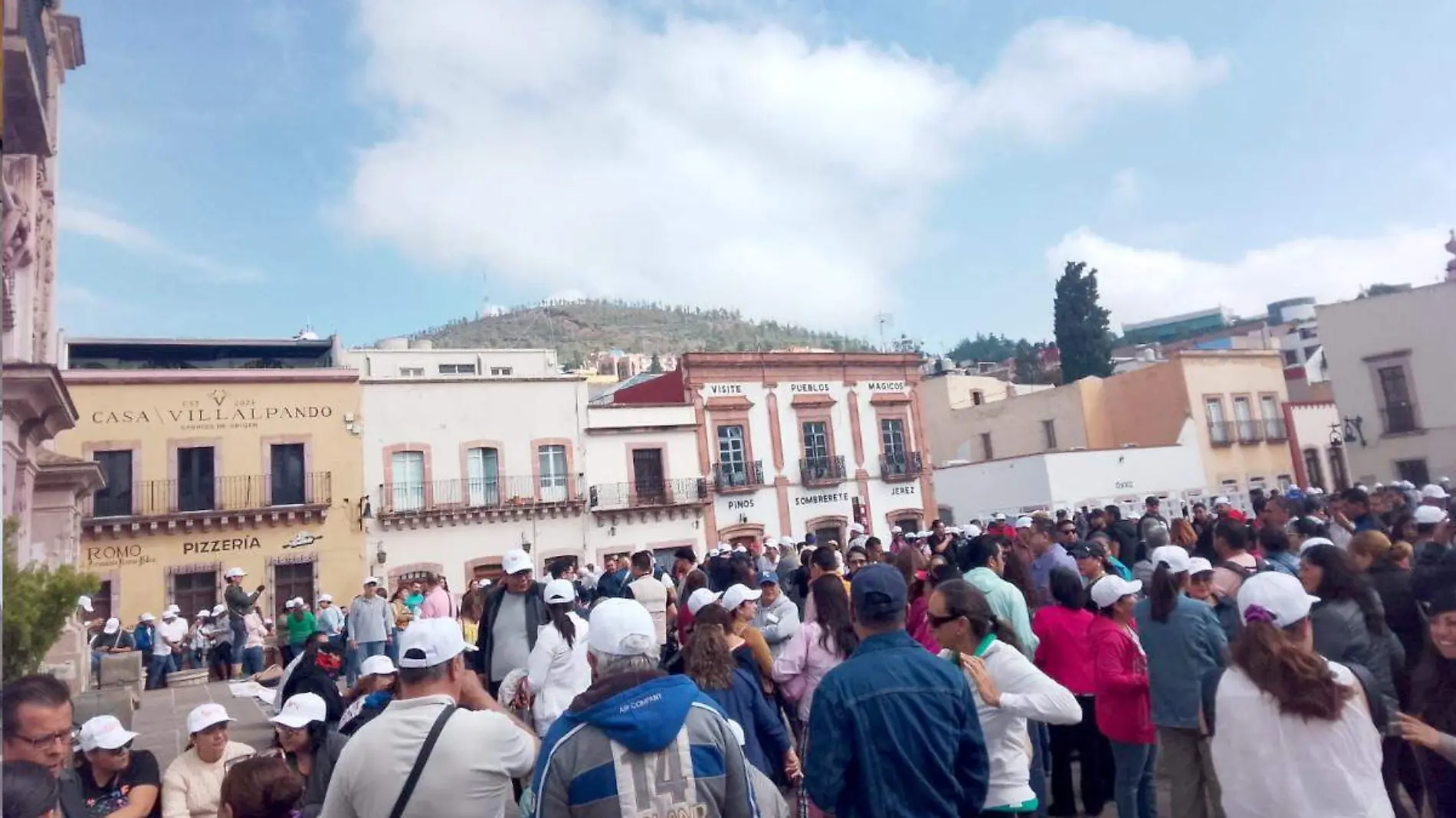 Protesta en la Plaza Legislativa